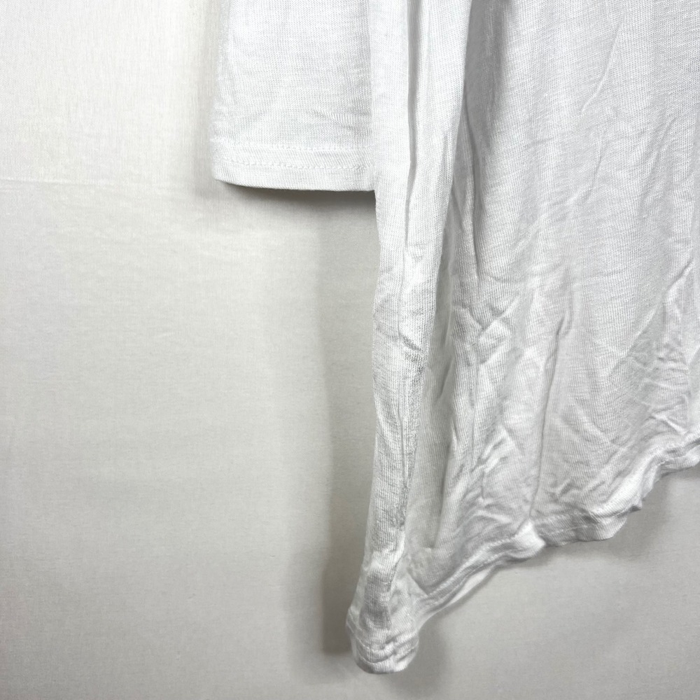 Cotton On White Long Sleeve Top‎ Mens Size S Essi 2 L/S Viscose Blend Casual - Picture 5 of 12